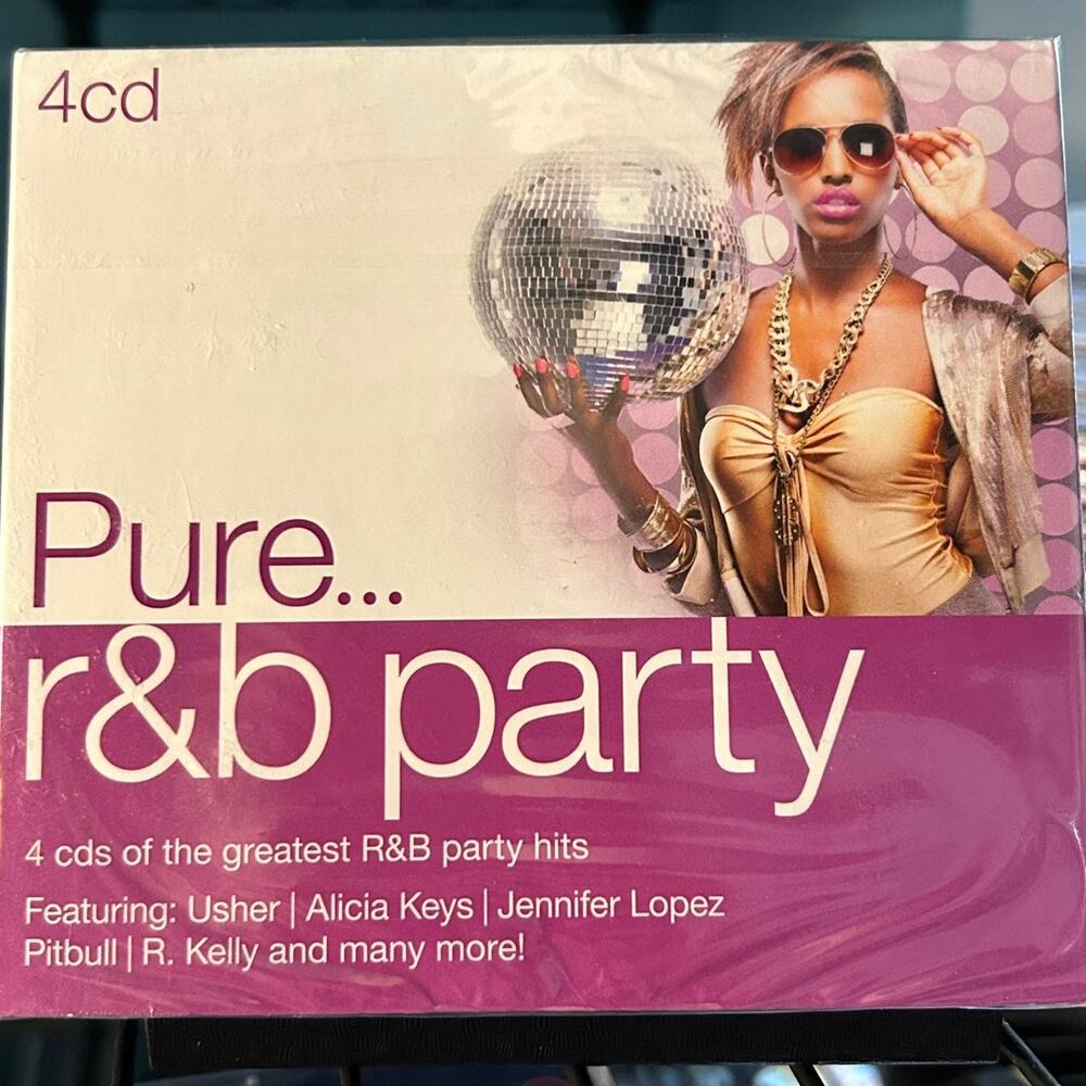 Various Artists – Pure... R&B Party CD 4-disc 2013 R&B Pop Dance Sony Music Hits